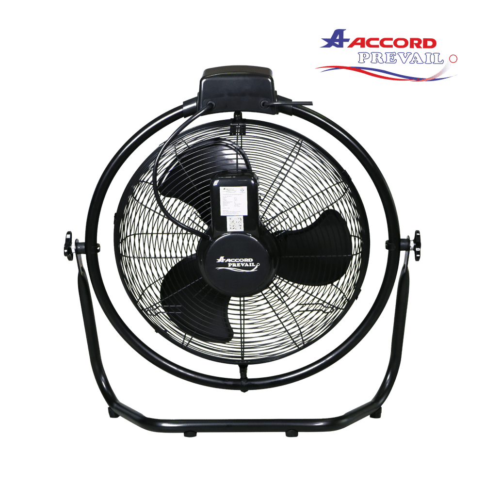 พัดลมอุตสาหกรรมตั้งพื้น 18 นิ้ว Accord Prevail รุ่น AC-18-45HVT สีดำ
